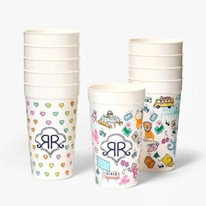 Roller Rabbit x Target 10 Reusable Cups